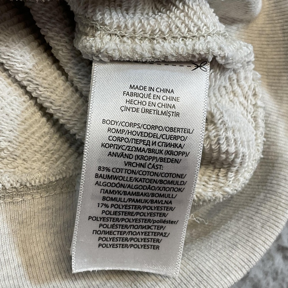 Polo Ralph Lauren Hoodie Boys 8 Gray POLO Applique Full Zip Hooded Embroidered - Picture 8 of 9